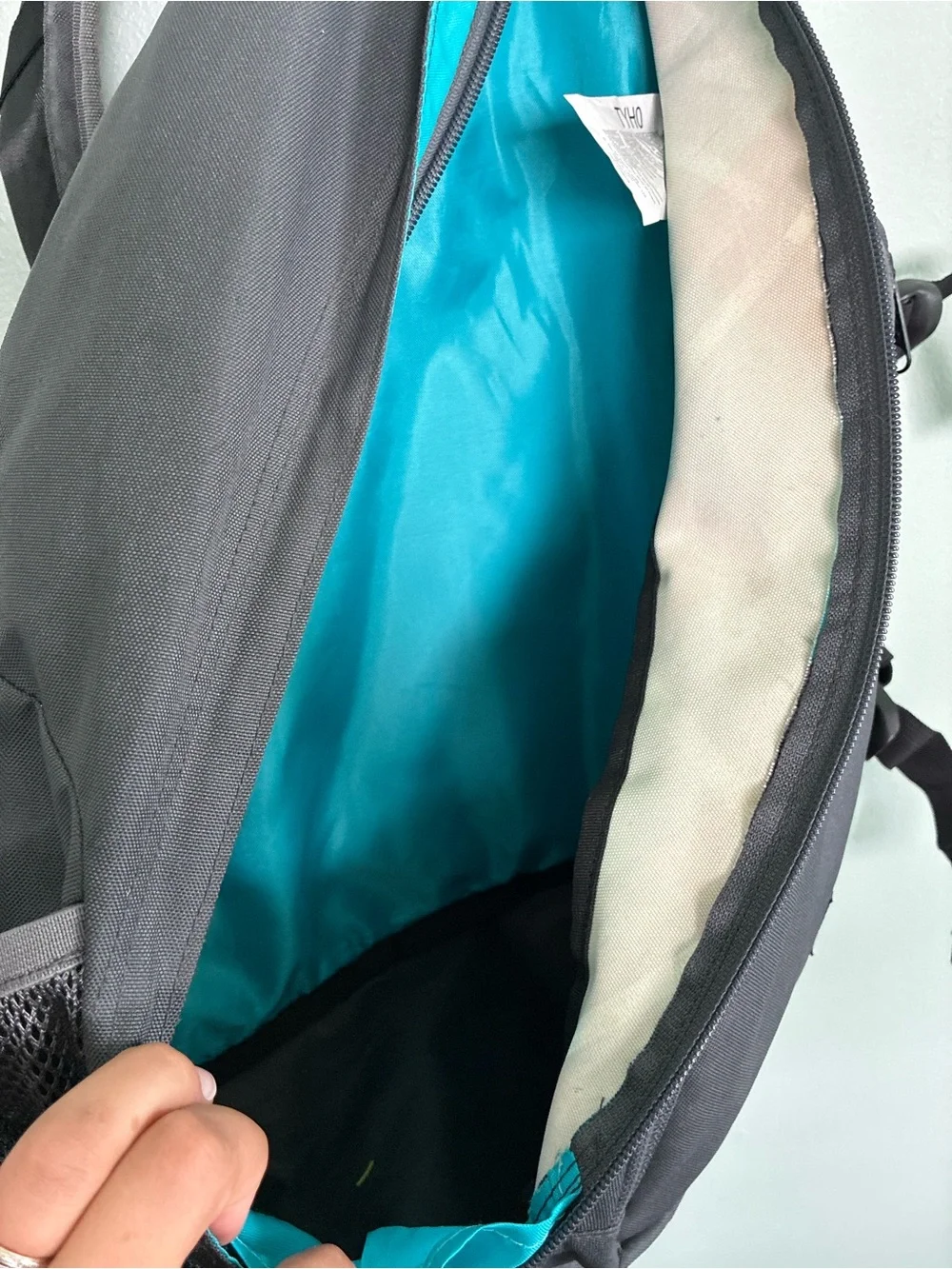 JanSport Air Cisco Sling Backpack Y2K 90s Gorpcore Hiking Techwear Teal Plaid